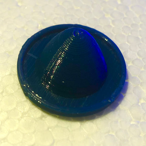 Sombrero 3D Printed Urchin Hat Blue