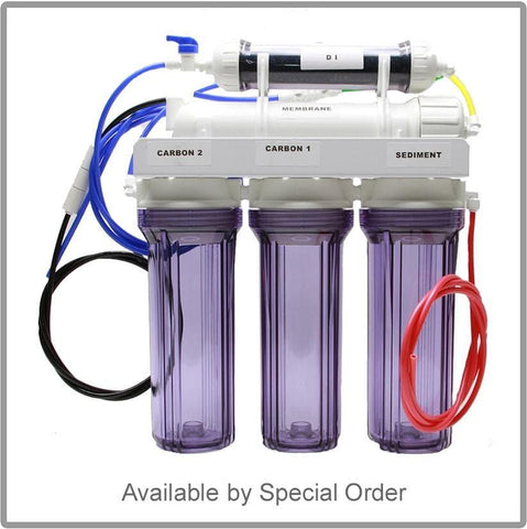 100GPD 5 Stage RO/DI System With Clear Housing (Special Order) - Canada Corals (63325110292)
